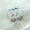 Blushing Clay Earrings