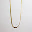 Vermeil Herringbone Necklace