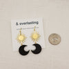 Majestic Moon Clay Earrings