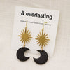 Majestic Moon Clay Earrings