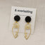 Abstract Face Clay Earrings