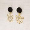 Squiggle Clay Earrings