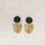 Monstera Leaf Clay Earrings