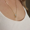 Evil Eye Droplet Necklace