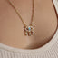 Evil Eye Droplet Necklace