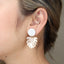 Monstera Leaf Clay Earrings
