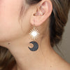 Majestic Moon Clay Earrings