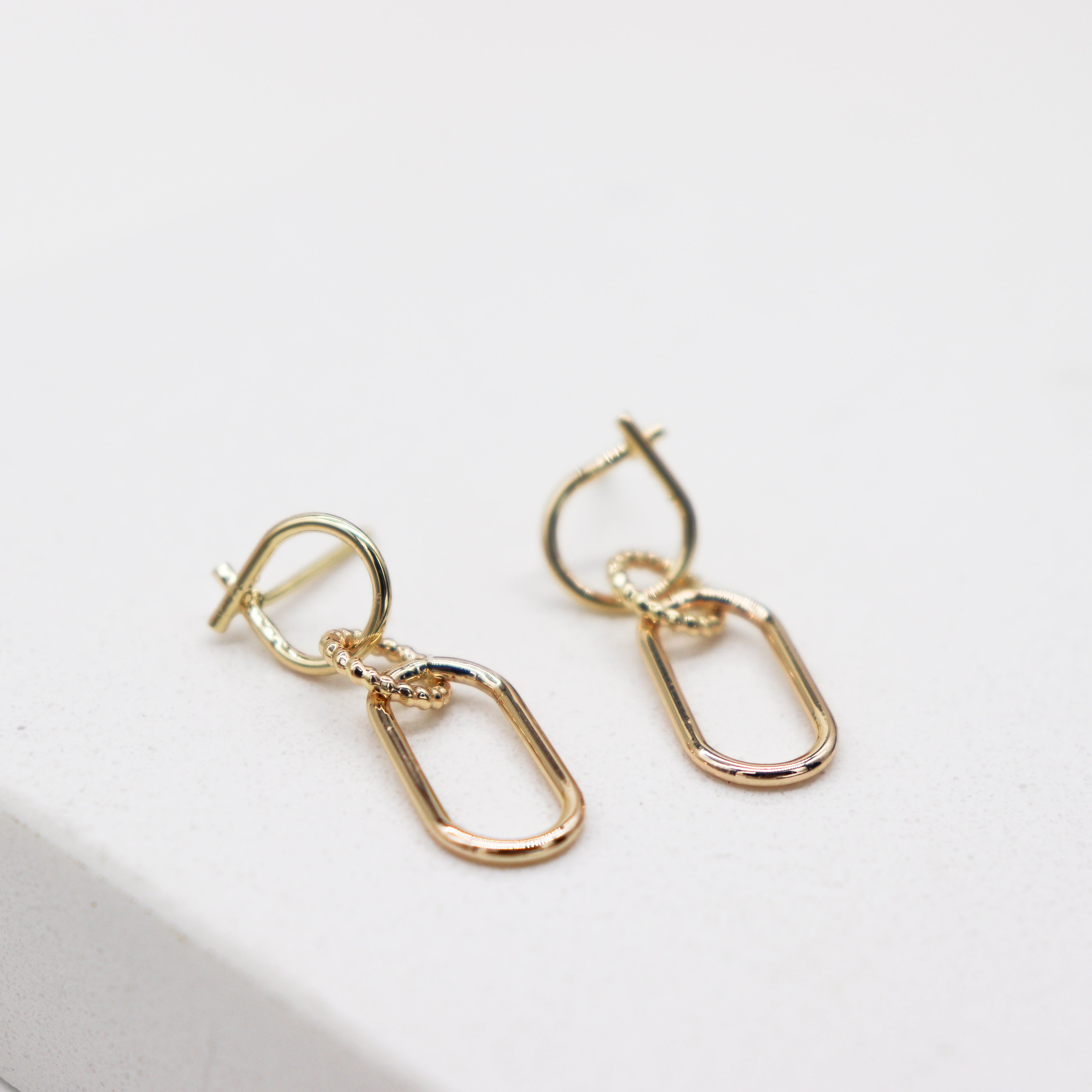 Buy SOHI Women's Minimal Almond Stud Earrings - Gold | Shoppers Stop