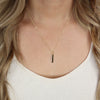 Simple Gold Bar Necklace